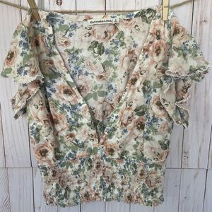 Floral Abercrombie & Fitch top